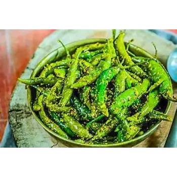 Natural Green Chilli Pickle Manufacturer, Exporter, Retailer, and Trader